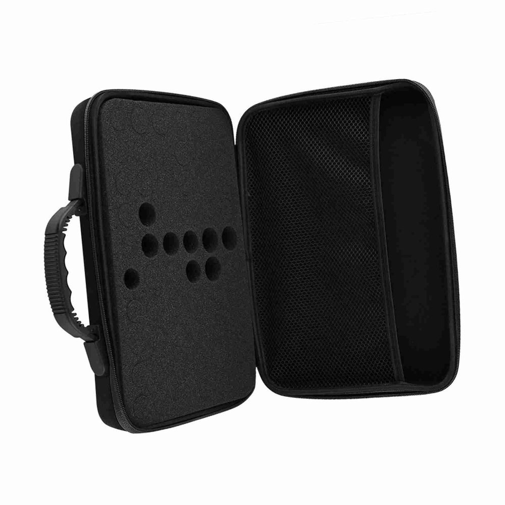 Dioche Essential Oil Organizer, Essential Oil Carrying Case Essential Oil Case Essential Oil Travel Case Hard Shell Case 60 Bottles Suitable For Bottles 5ml,15ml, Essential Oils (Black)