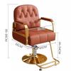 Barber Chairs Styling Chair, Salon Chair for Hair Stylist, Heavy Duty Hydraulic Pump, 360Swivel with Footrest, Hairdressing Home Beauty Spa Equipment,Gold,L view 2