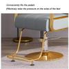 Barber Chairs Styling Chair, Salon Chair for Hair Stylist, Heavy Duty Hydraulic Pump, 360Swivel with Footrest, Hairdressing Home Beauty Spa Equipment,Gold,L view 4