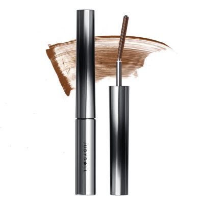 JUDYDOLL 3D Curling Eyelash Iron Mascara -Waterproof, Lengthening, Smudge-Proof, Clump-Free, Ultra Fine, Black & Brown Tubing Mascara, Stocking Stuffers6 Curling Design #02Brown, 0.07oz)