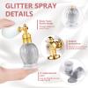 Etercycle Body Glitter Spray, Silver Hair Glitter Shimmer Sparkle Powder, Extra Fine Face Body Shimmer Cosmetic Glitter Makeup for Rave Clothes Nail Art Easter Halloween Crafts view 4
