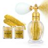 Etercycle Hair Glitter Spray, Gold Body Glitter Extra Fine Face Shimmer Powder, Long-Lasting and Quick-Drying Body Shimmer Sparkly Glitter Gifts for Clothing Stage Festival Rave Prom view 1