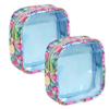 Yarnic Clear Makeup Bag for Purse Mini Makeup Bag Small Cosmetic Pouch for Women Cosmetic Organizer Travel Case, 2 Pack view 1