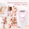 Epilator,Epilator for Women Facial Hair Removal Rechargeable,2 Speeds Hair Removal,Hair Removal Device with 36 Tweezers,Hair Removal for Women Legs/Face/Bikini/Arms,Womens Electric Shaver Smooth Skin view 3