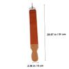 Vaguelly Razor Strop Sharpening for Men Straight Razor Double-sided Leather Canvas Hanging Buckle Fine Edge Blade Sharpener view 2
