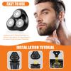 2PACKBlack Universal Rotary Replacement Shaver Head,Compatible with Remington Shaver Series,for R3,R4,R5,R6,R7,R8,SP-3141 and SP-5161 Foils/Blades view 2