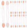 Ipetboom 1set Dual-sided Eyeshadow Applicators Set Non-latex Sponge Stick Makeup Brushes for Precise Eye Makeup Application Convenient for Travel and Storage view 1