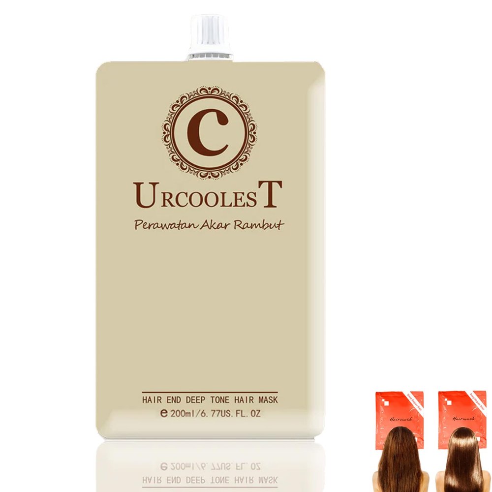 URCOOLEST Magical Hair Mask Molecular Repair Hair Mask 200ML Advanced Molecular Deep Conditioning Hydrating Conditioner for Hair Ends Hydration Hair Root Treatment Softness Shine Dry Hair (1Pcs)