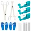 24pcs Sterile Body Piercing Tool Set With Piercing Needles Clamp Forceps 14G 16G 20G Piercing Gun Body Piercing Kit view 1
