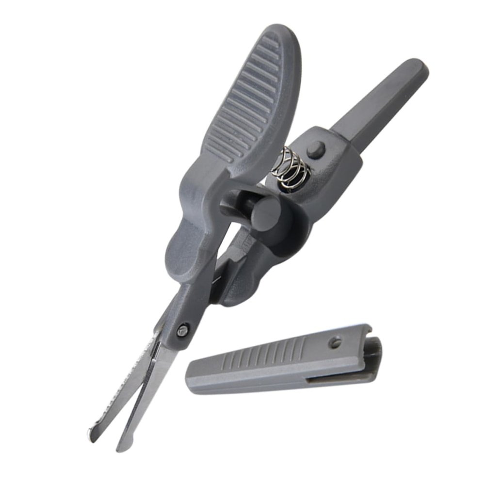 WRITWAA Eyebrow Trimming Scissor for Men Rounded Tip Grooming Tool for Beard and Nose Hair Beauty Scissors for Precise Grooming