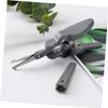 WRITWAA Eyebrow Trimming Scissor for Men Rounded Tip Grooming Tool for Beard and Nose Hair Beauty Scissors for Precise Grooming view 2