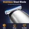 HOOICB Beard Trimmer for Men, Cordless Hair Clippers with LED Display, All in One Rechargeable Hair Cutting Kit, Waterproof Electric Shavers for Men view 3