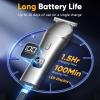 HOOICB Beard Trimmer for Men, Cordless Hair Clippers with LED Display, All in One Rechargeable Hair Cutting Kit, Waterproof Electric Shavers for Men view 4
