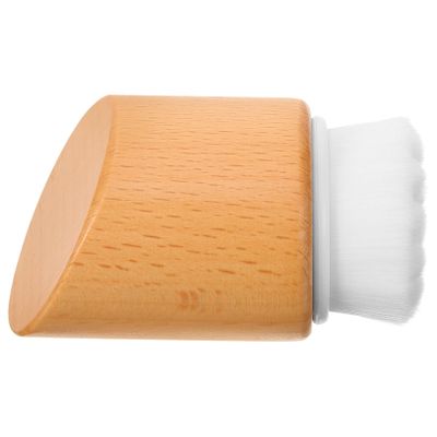 CALLARON Facial Cleansing Brush Natural Wooden Handle Face Washer Exfoliating Scrub for Women