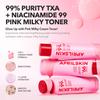 APRILSKIN TXA Glass Skincare Trio: TXA Niacinamide Toning Shot 99 Spicule Facial Serum, TXA Niacinamide 99 Pink Milky Toner and TXA Pink Capsule Gel Mask(4ea) view 4