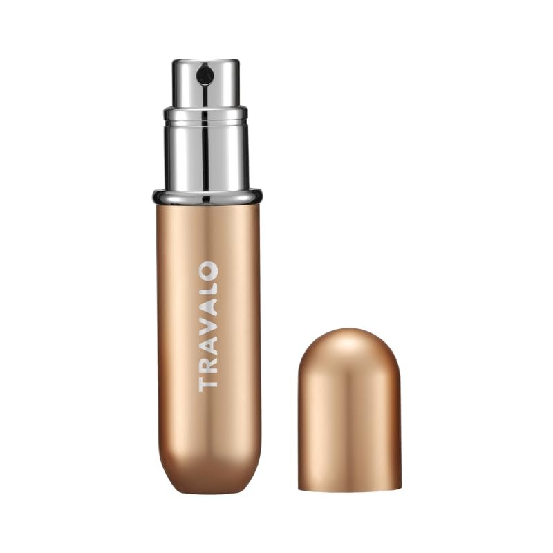 Travalo Classic HD Perfume Atomizer, 0.17 oz (5ml), Leak-Proof - Gold