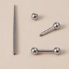Cartilage Helix KitSterile Body Piercing Tool Set With Piercing Needles Clamp Forceps Tragus Cartilage Helix Stud Ring Piercing Body Jewelry Kit view 4