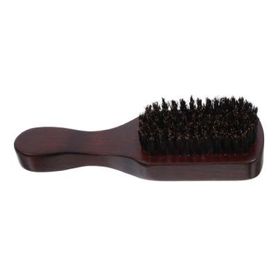 WRITWAA 1pcs Household Beard Brush for Men Ergonomic Handle Hair Grooming Tool Portable Wooden Brush for Beard and Hair Cleaning for Barbers and Personal Care