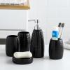 DUYHBAWRS Bathroom Supplies Brushing Cup Wash Cup Lotion Bottle Kit Bathroom Five-Piece Set(E) view 2