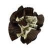 XAGMODSHN Double Layer Lace Trim Hair Scrunchies for Adult Teens Oversized Scrunchy Ponytail Holder Plaids Hairband All Matching view 3