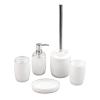 DUYHBAWRS Bathroom Washing Cylinder Five-Piece Set of Household Articles Five-Piece Set(Black) view 1