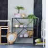 22" x 16" Golden Wing Accent Mirror, Wall Mirror for Living Room, Entryway, Bedroom, Foyer, Office BZ418 view 4