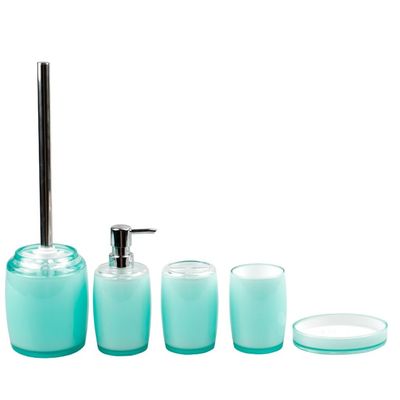 DUYHBAWRS Bathroom Washing Cylinder Five-Piece Set of Household Articles Five-Piece Set(D)