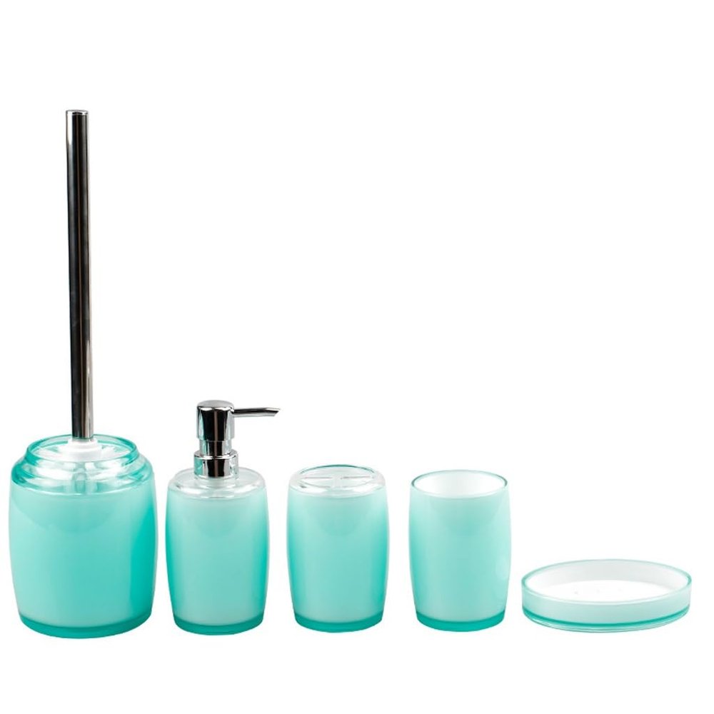 DUYHBAWRS Bathroom Washing Cylinder Five-Piece Set of Household Articles Five-Piece Set(D)