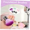 Beaupretty 3pcs Portable Powder Brush Soft Synthetic Foundation Blush Brush for Makeup Application Travel-friendly Design for Loose Powder Mineral Makeup for Seamless Finish view 3