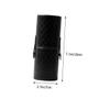 DEARMAMY Portable Makeup Brush Organizer Stripe Design Storage Bucket for Women Capacity Makeup Brush Holder Travel-friendly Cosmetic Tool Case view 2