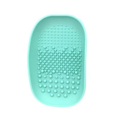 CALLARON Silicone Makeup Brush Cleaning Pad Brush Cleaning Plate Scrubber for Easy Makeup Cleaner