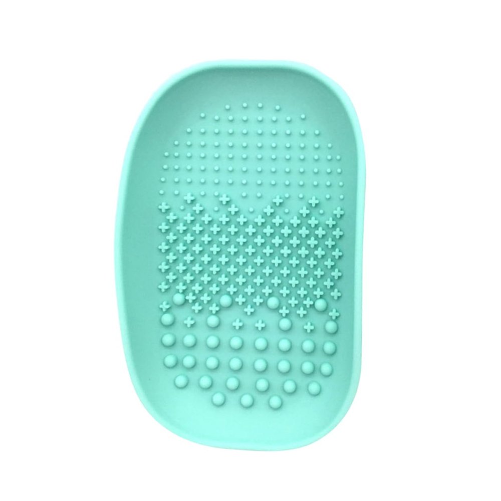 CALLARON Silicone Makeup Brush Cleaning Pad Brush Cleaning Plate Scrubber for Easy Makeup Cleaner