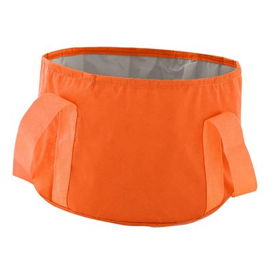 Ipetboom 2pcs Portable Foot Soaking Basin Collapsible Water Tub for Relaxation for Travel Hiking and Home Use Orange Color