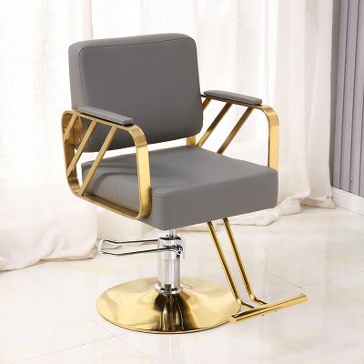 Barber Chair Salon Chair for Hair Stylist Hair Chair for Barbershop 360 Swivel Salon Styling Spa Beauty Salon Equipment Beauty for Women Man Barbershop Home,Gray