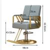 Barber Chair Salon Chair for Hair Stylist Hair Chair for Barbershop 360 Swivel Salon Styling Spa Beauty Salon Equipment Beauty for Women Man Barbershop Home,Gray view 2