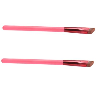 DEARMAMY 2pcs Multi-function Brow Brush Professional Eyebrow Makeup Tool Synthetic Bristles for Precise Application and Shaping for Makeup and Everyday Use