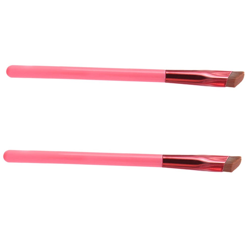 DEARMAMY 2pcs Multi-function Brow Brush Professional Eyebrow Makeup Tool Synthetic Bristles for Precise Application and Shaping for Makeup and Everyday Use