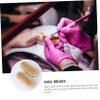 LIFKOME 2pcs Natural Boar Bristle Nail Brush Eco-friendly Wooden Handle for Nail Techs Pedicure view 2