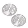 WPHBMMF Tools Replacement Parts 10" x 80T 2 Pcs Replace for Cutter Trimmer Carbide Tip Brush Blades Easy Repairs view 2