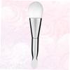 CALLARON Facial Mask Brush Double Head Applicator Brush for Face Mask Gentle Skincare Tool Smooth and Comfortable for Women view 3