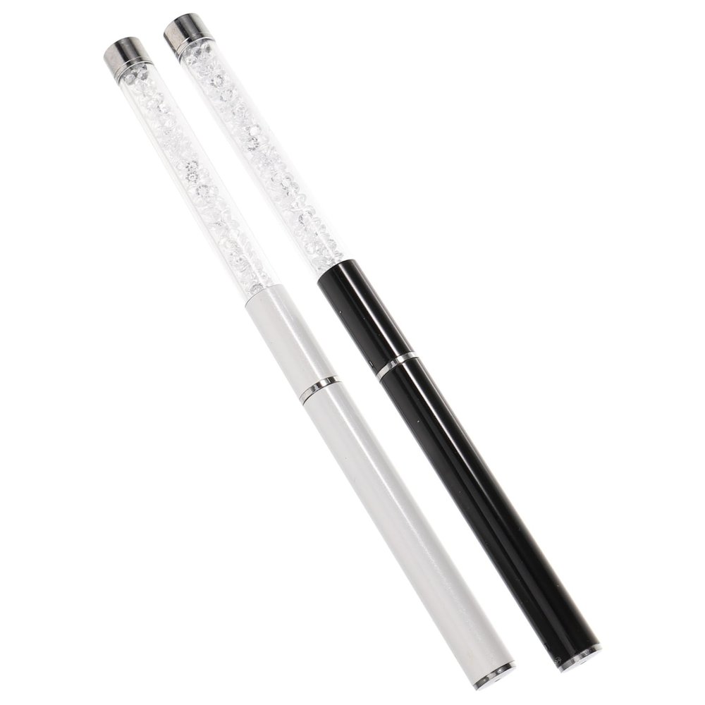 PACKOVE 2pcs Eyelash Brush Applicator Compact for Lash Makeup Lightweight Travel-friendly for Home Salon Use Sturdy Handle Flexible for Easy Application