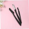CALLARON Women Dermaplane Razor Set Eyebrow Trimmer Tweezers Comb Scissors Shaper Makeup Tools Accessory Compact Easy to Hold Black view 3