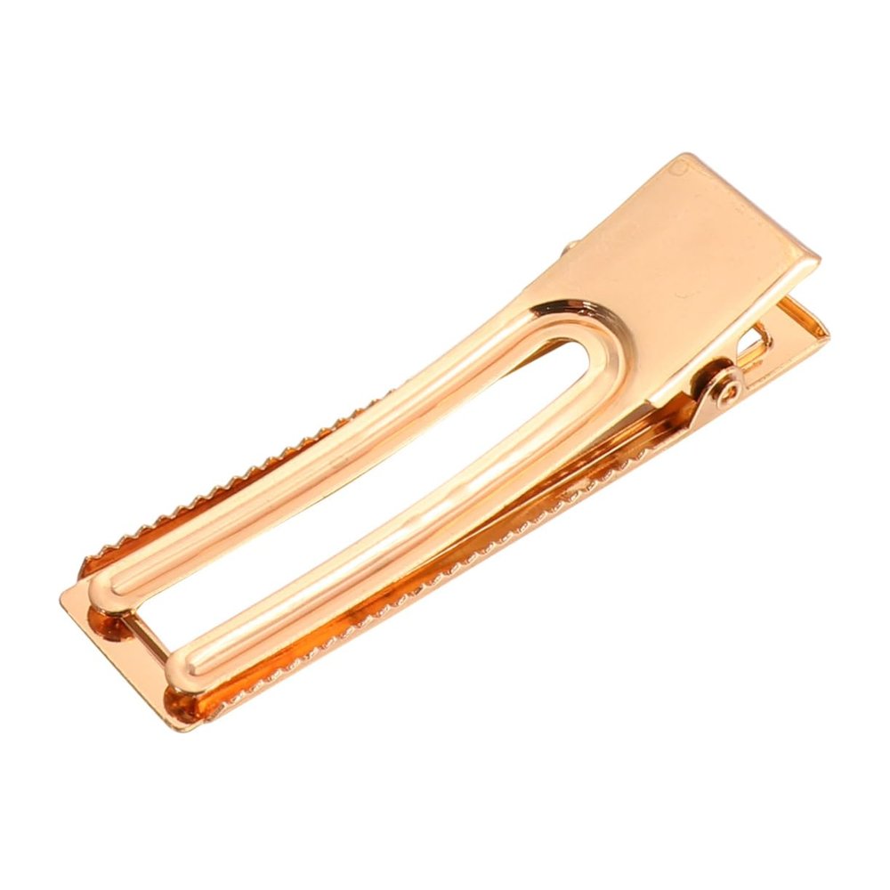 CALLARON Gold Large Hair Clips Set 3pcs Alloy Hairpin Barrette for Women Girls Fashion Metal Hair Jewelry Accessory