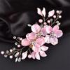 Bridal Tiara For Women Pearl Rhinestone Hairband Gold Wedding Headpiece Vintage Hair Bride Prom Party A2 view 1