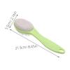 Beaupretty 2pcs Dual-Sided Foot Exfoliator Ergonomic Handle for Dead Skin Removal Hanging Foot Scrubber Tool for Home and Travel Use Pumice Stone and Brush Combination view 2