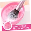 Beatifufu Makeup Brush Cleaning Bowl Drying Holder Silicone Makeup Sponge Compact Organizer for Brushes and Sponges view 2