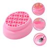 Beatifufu Makeup Brush Cleaning Bowl Drying Holder Silicone Makeup Sponge Compact Organizer for Brushes and Sponges view 4