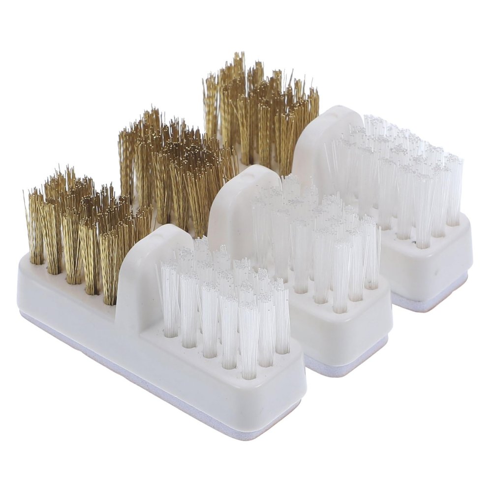 Beaupretty 3pcs Copper Wire Brush Cleaner for Nail Drills Nail Drill Bit Cleaning Tools for Professional and Manicure