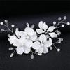 Bridal Tiara For Women Pearl Rhinestone Hairband Gold Wedding Headpiece Vintage Hair Bride Prom Party A3 view 1