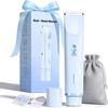 Bikini Trimmer for Women, 2-in-1 Painless Bikini Shaver with Ceramic Blade, Dual-Head Electric Shaver, Ipx7 Waterproof for Shower & Travel, Womens Electric Razor for Armpit Leg Body Facial, Blue view 1
